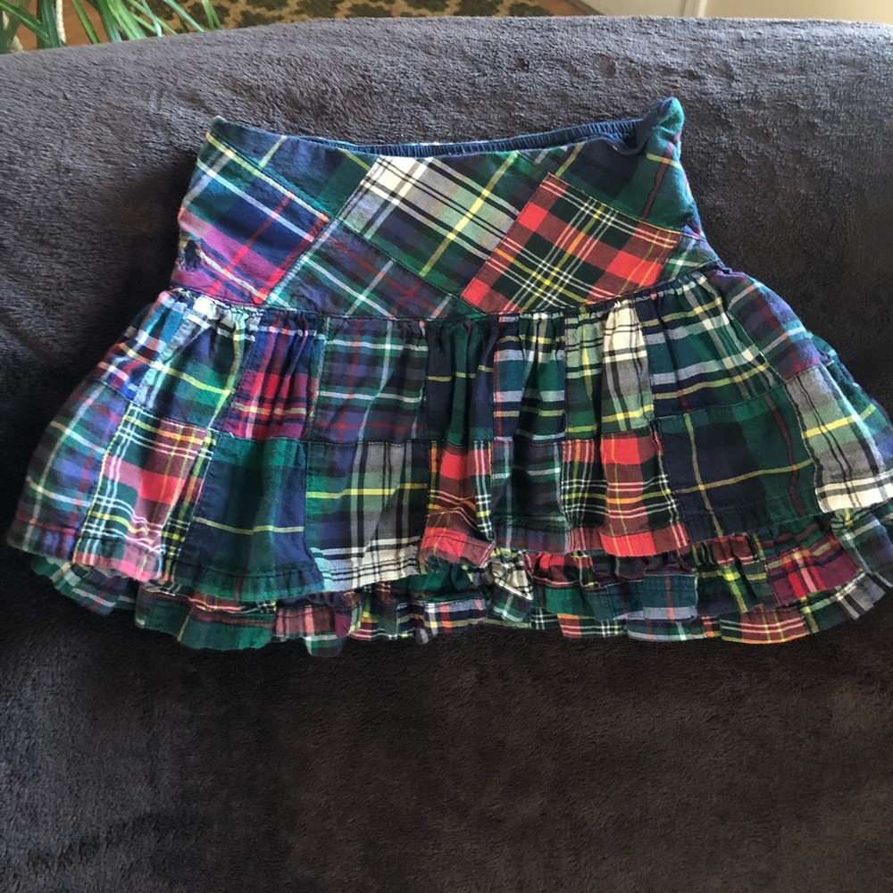 Ralph Lauren little girl’s patchwork skirt Sz6